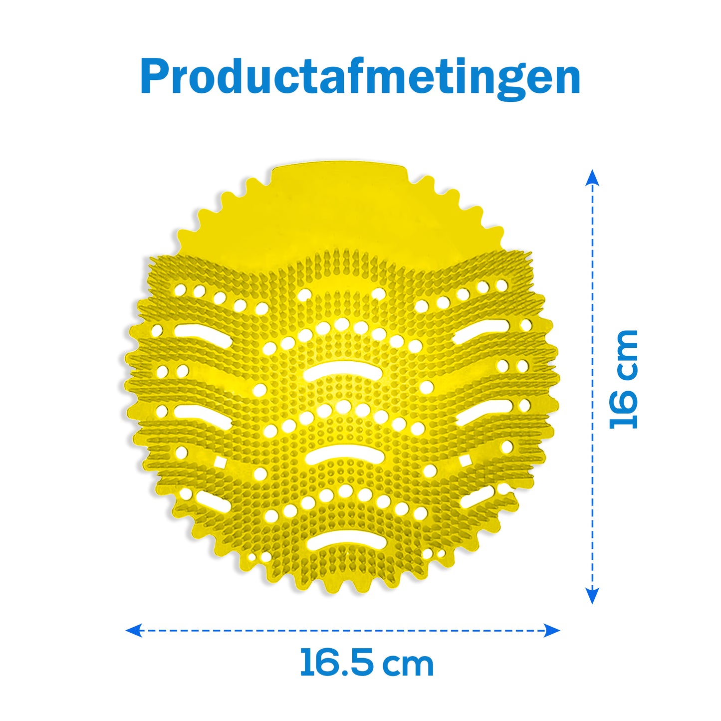 Sweep-it Urinoir Matten – Citroen (5 stuks, Geel)