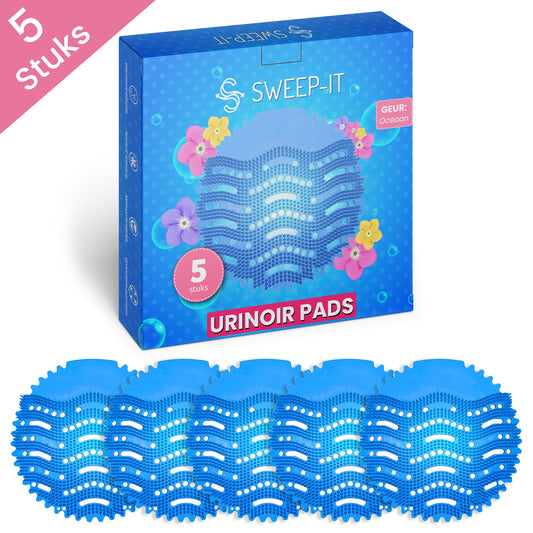 Sweep-it Urinoir Matten – Oceaan (5 stuks)