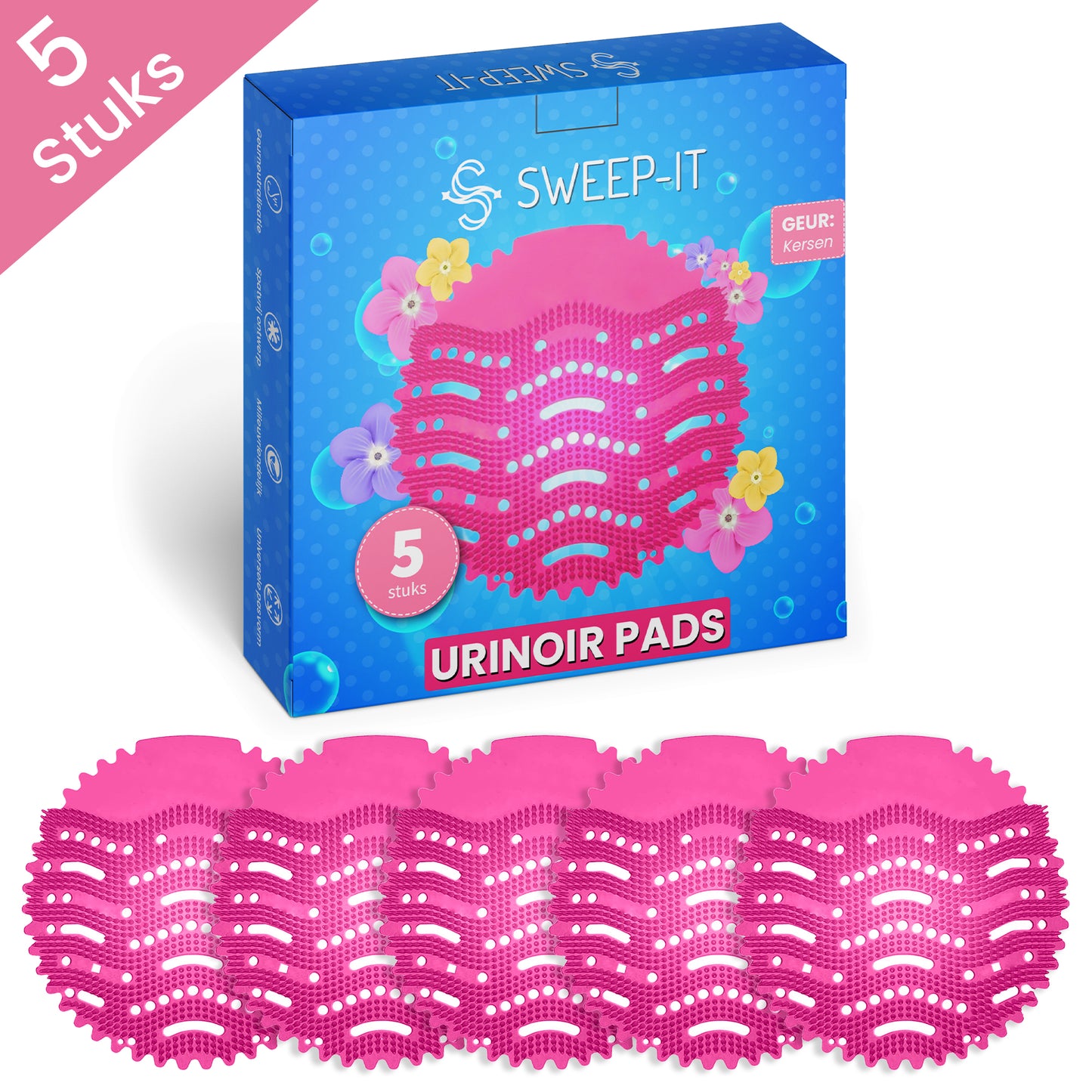 Sweep-it Urinoir Matten – Mango (5 stuks)