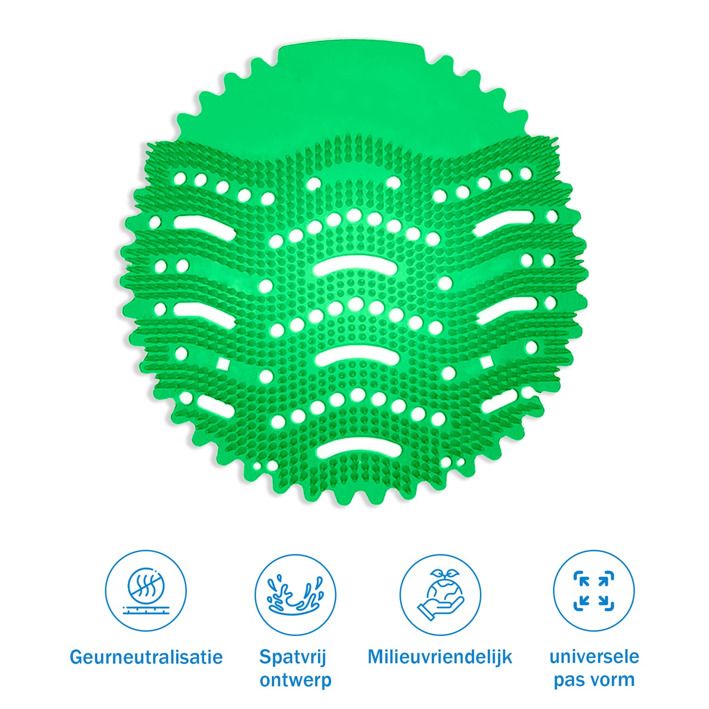 Sweep-it Urinoir Matten – Appel (5 stuks, Groen)