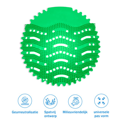 Sweep-it Urinoir Matten – Appel (5 stuks, Groen)