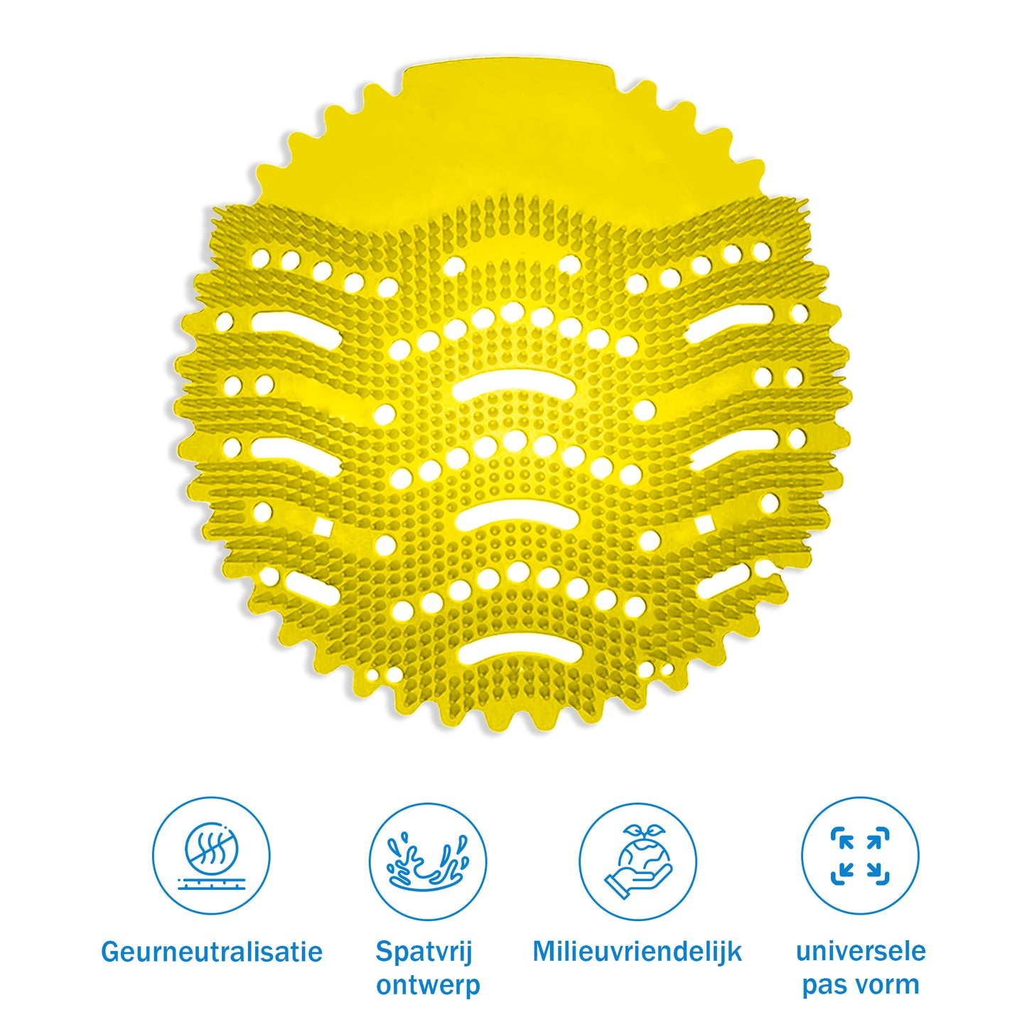 Sweep-it Urinoir Matten – Citroen (5 stuks, Geel)