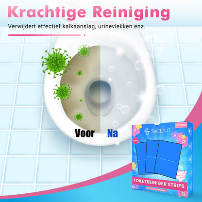 Sweep-it Toiletreiniger Strips – 60 beurten (30 vellen)