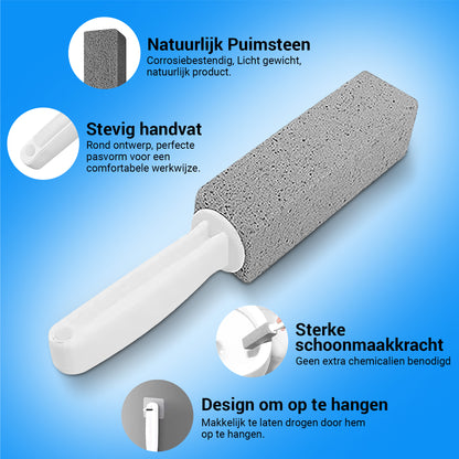 Sweep-it Puimsteen Toiletreiniger – 2 stuks (met handvat)