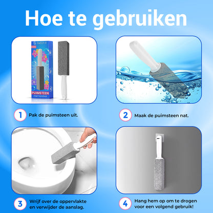 Sweep-it Puimsteen Toiletreiniger – 2 stuks (met handvat)